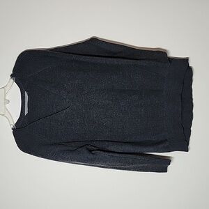 Athleta Merino Wool Deep V Casual Knit Sweater Layering Warm Womens small